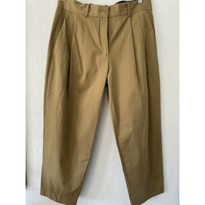 COS Camel Pleated Trousers